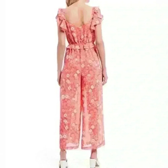 a loves a- Sleeveless  Floral Print Jumpsuit - Picture 2 of 8